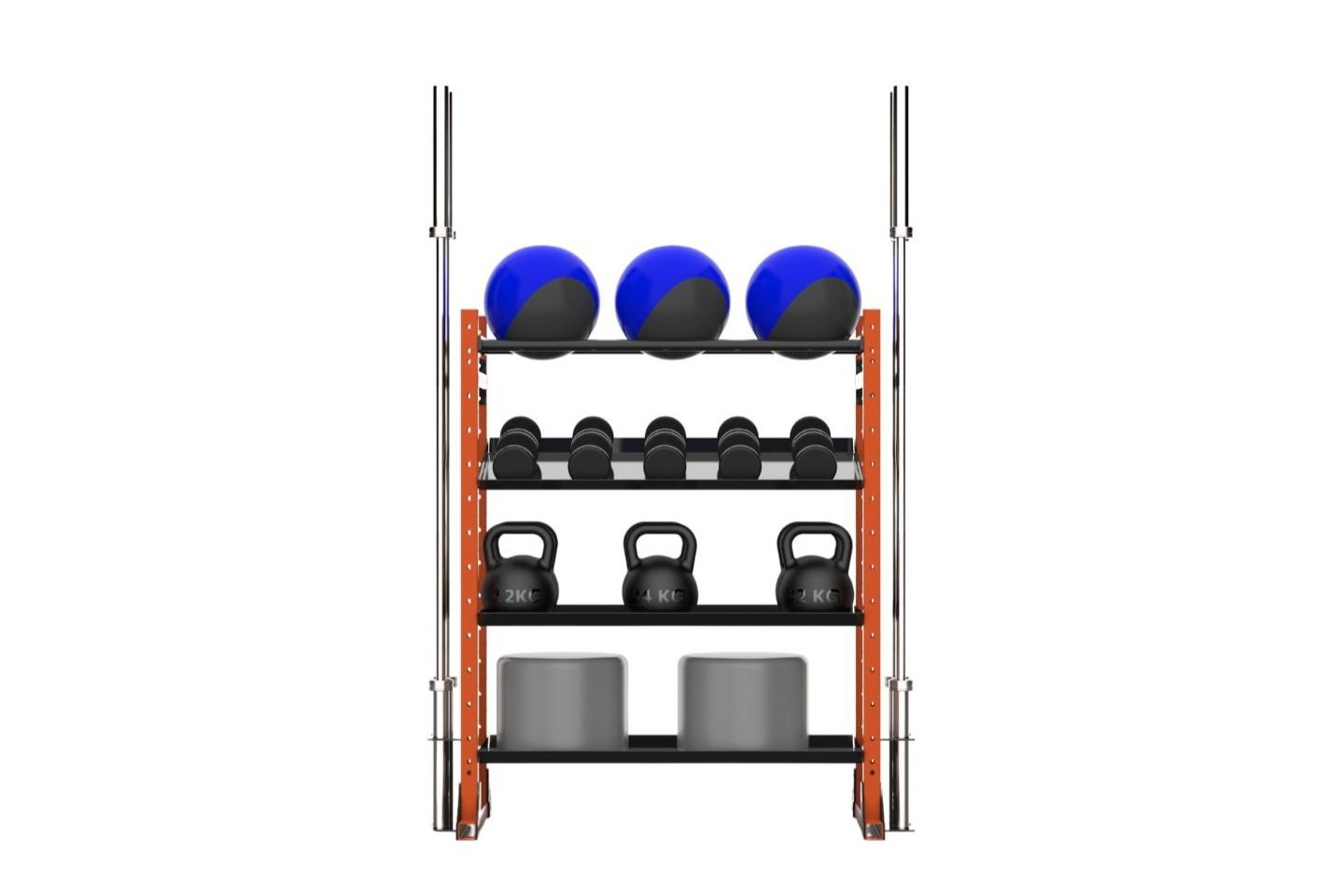 customized gym storage rack